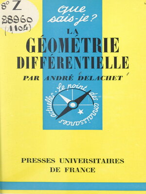 cover image of La géométrie différentielle